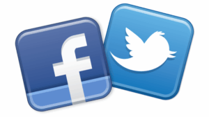 Facebook, Twitter
